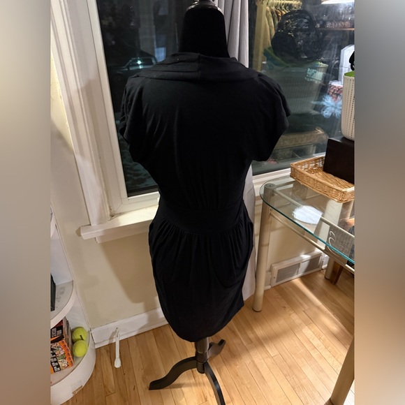 Le Chateau Classic Black Midi Dress - Picture 2 of 3